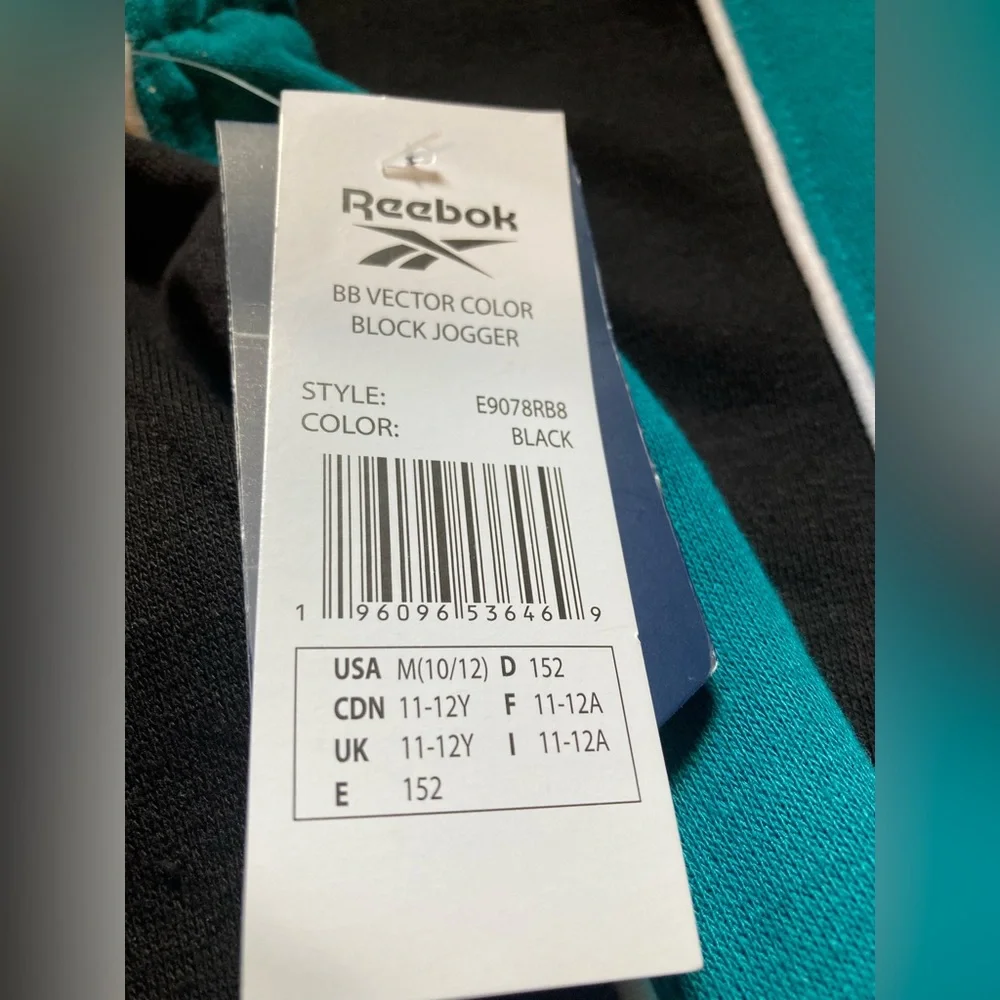 Reebok brand, new with tags, medium boy’s pants